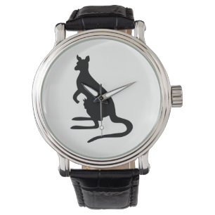 Kangaroo Silhouette Watch