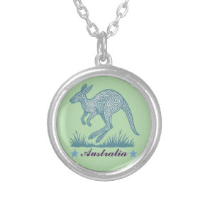 Kangaroo Silver Plated Necklace
