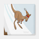 Kangaroo Ski Jump Magnet
