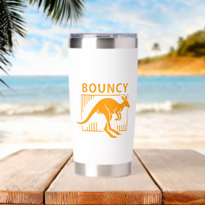 kangaroo T-Shirt Insulated Tumbler