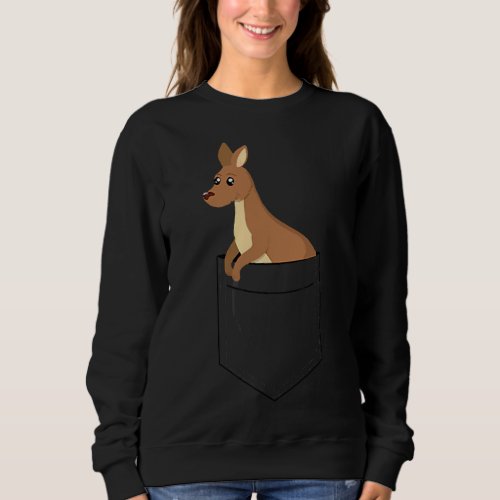 kangaroo t_shirt  little joey in a pocket tshirt