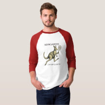 Kangaroo Tennis Player-Funny Animal Art