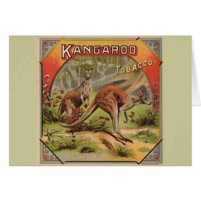 Kangaroo Tobacco 1900 Cards (Front Horizontal)