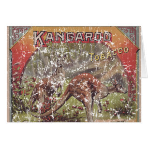 Kangaroo Tobacco 1900 - distressed Cards