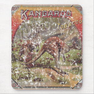 Kangaroo Tobacco 1900 Mouse Pad