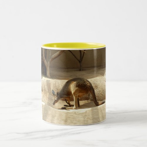 Kangaroo Two_Tone Coffee Mug