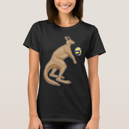 Kangaroo Volleyball player Volleyball T_Shirt