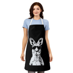 Kangaroo Wearing Sunglasses Funny Animal Australia Apron