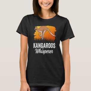 Kangaroo Whisperer Kangaroos Animal Australia 1 T-Shirt