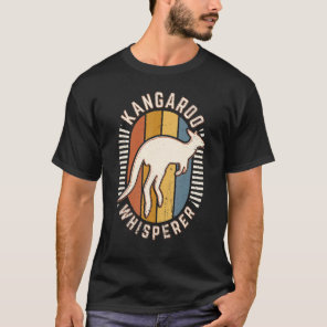 Kangaroo Whisperer Vintage Classic Retro Animal Lo T-Shirt