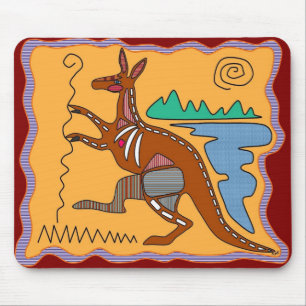 Kangaroo X-ray Art Mouse Pad