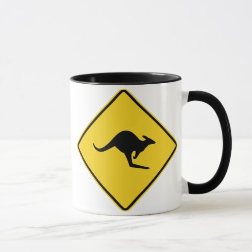 Kangaroo XING Sign Mug