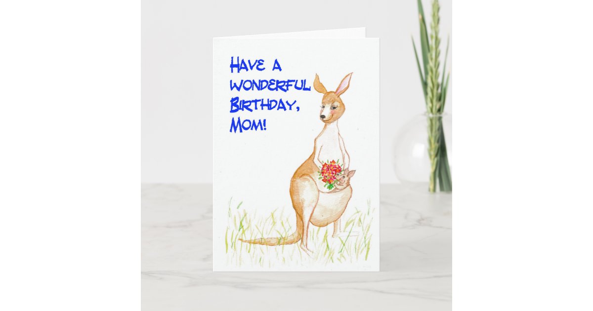 Kangaroos Birthday Card Zazzle