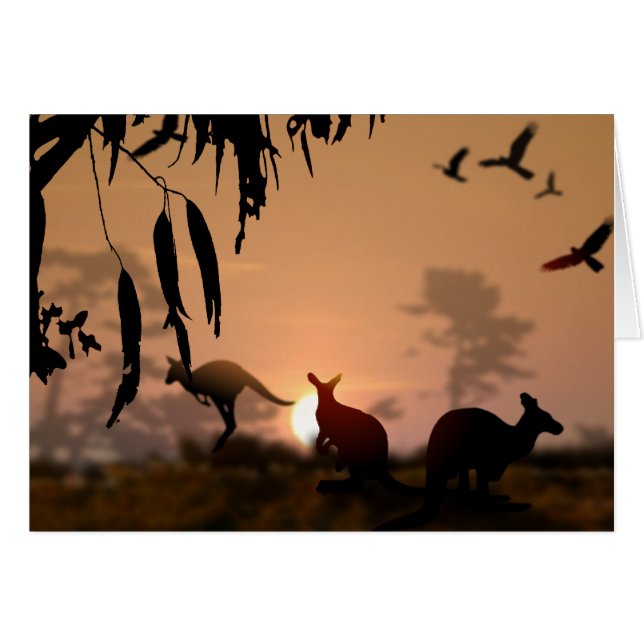 Kangaroos Cards (Front Horizontal)