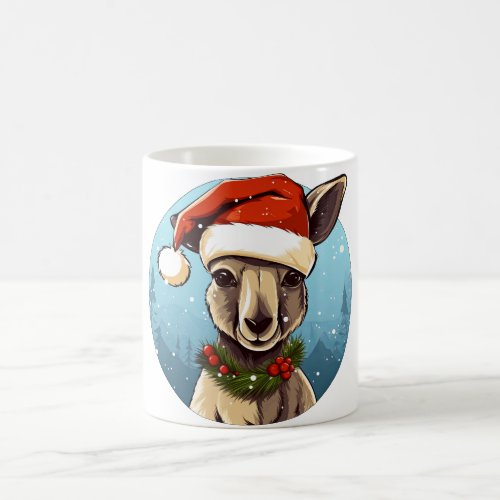 Kangaroos Christmas Coffee Mug