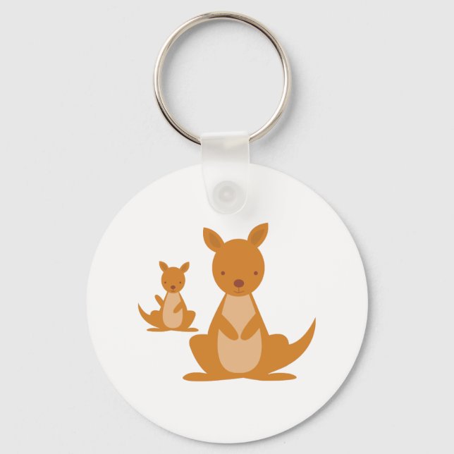 Kangaroos Keychain (Front)