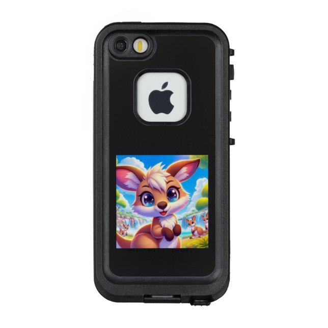 Kangaroo's lovely smile💛 LifeProof iPhone case (Back)