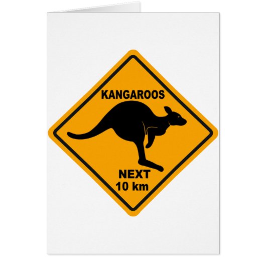 Kangaroos Next 10 km Cards (Front)