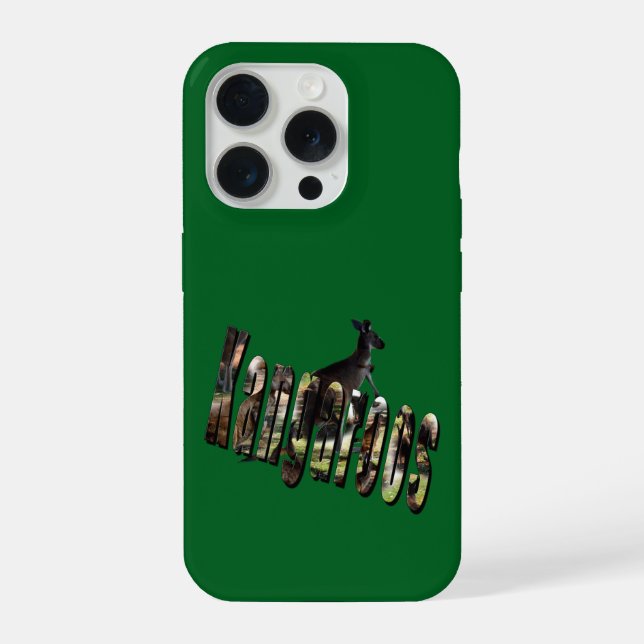 Kangaroos Picture Logo, Iphone Case (Back)