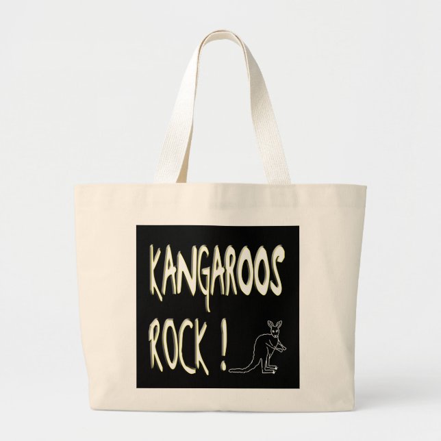 Kangaroos Rock! Tote Bag (Front)