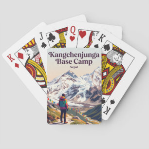 Kangchenjunga Base Camp Nepal Poker Cards