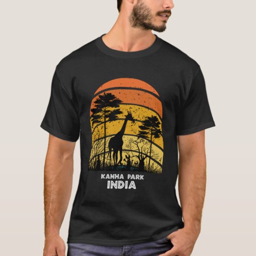 Kanha Park India Safari National Park Game Reserv T_Shirt