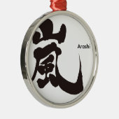 [Kanji] Arashi Metal Ornament (Right)