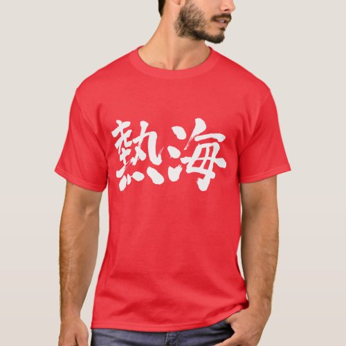 onsen 漢字 日本 japan kanji 温泉 chinese character atami テキストデザイン 熱海