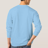 [Kanji] Autumn with the sky clear and blue, LS T-Shirt (Back)