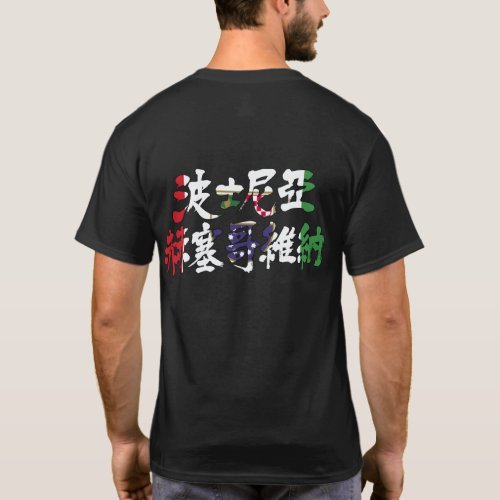 bosnia-herzegovina bosnia herzegovina country europe japanese callygraphy brushed kanji chinese