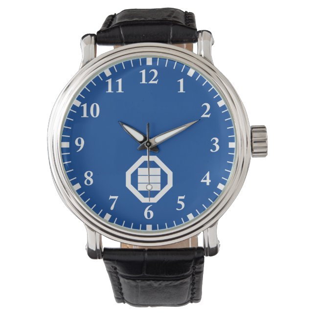 Kanji characters for three on tray watch (Front)