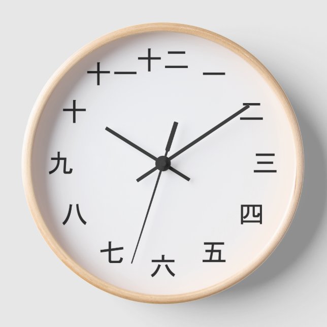 Kanji Clock 1-12 (Front)