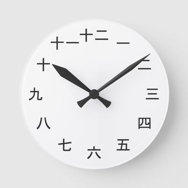 Kanji Clock 1-12 (Front)