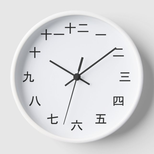Kanji Clock 1-12 (Front)