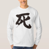 [Kanji] Death long sleeves T-Shirt (Front)