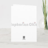 Kanji Design Love Valentine Card (Back)