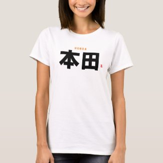 kanji family name - Honda -
