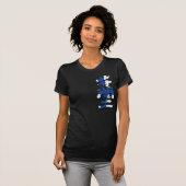 [Kanji] Finland with flag colors T-Shirt (Front Full)