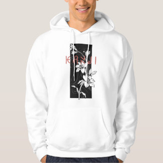 Kanji flower classic design hoodie