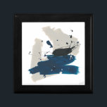 Kanji Gift Box<br><div class="desc">Kanji IX by June Erica Vess. Features blue and beige strokes to create a minimalistic design.</div>