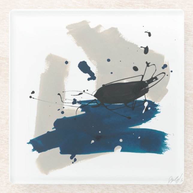 Kanji Glass Coaster (Front)