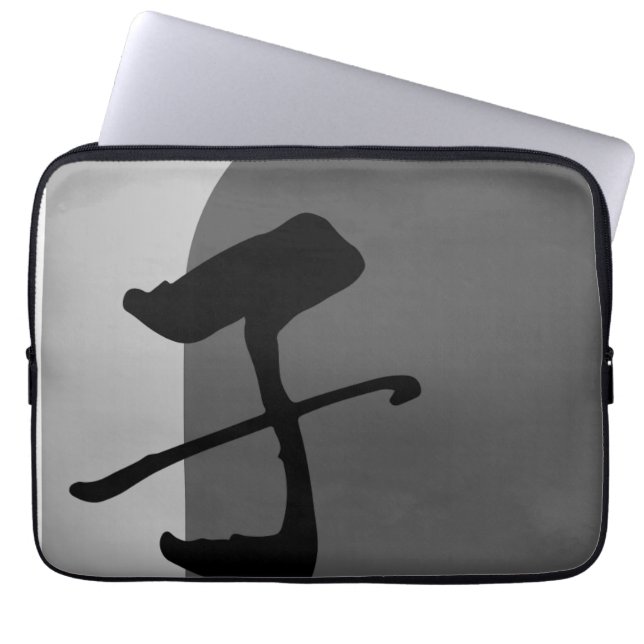 Kanji/Hanzi Character "Ko" (Child/Seed) Laptop Sle Laptop Sleeve (Front)