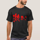 [Kanji + Hiragana] angry T-Shirt (Front)