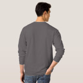 [Kanji + Hiragana] oxidized silver long sleeves T-Shirt (Back Full)