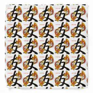 Kanji Koi Fish Friend Bandana