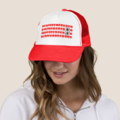 [Kanji] many kind of fishes for Sushi (red chars) Trucker Hat (In Situ)