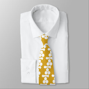 Kanji numeral one and three stars neck tie