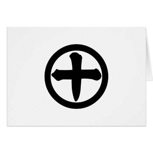 Kanji numeral ten in circle cards (Front Horizontal)
