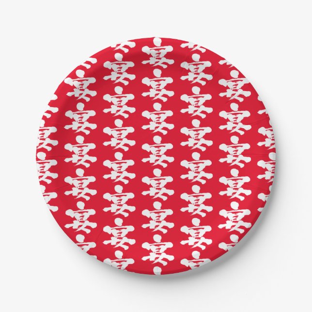 [Kanji] party  Paper Plates (Front)