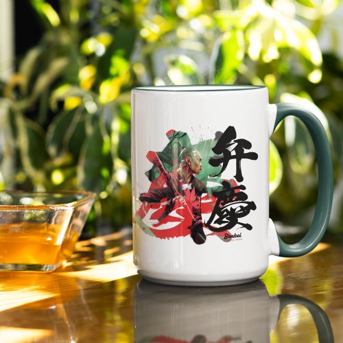 Kanji Samurai Benkei Mug